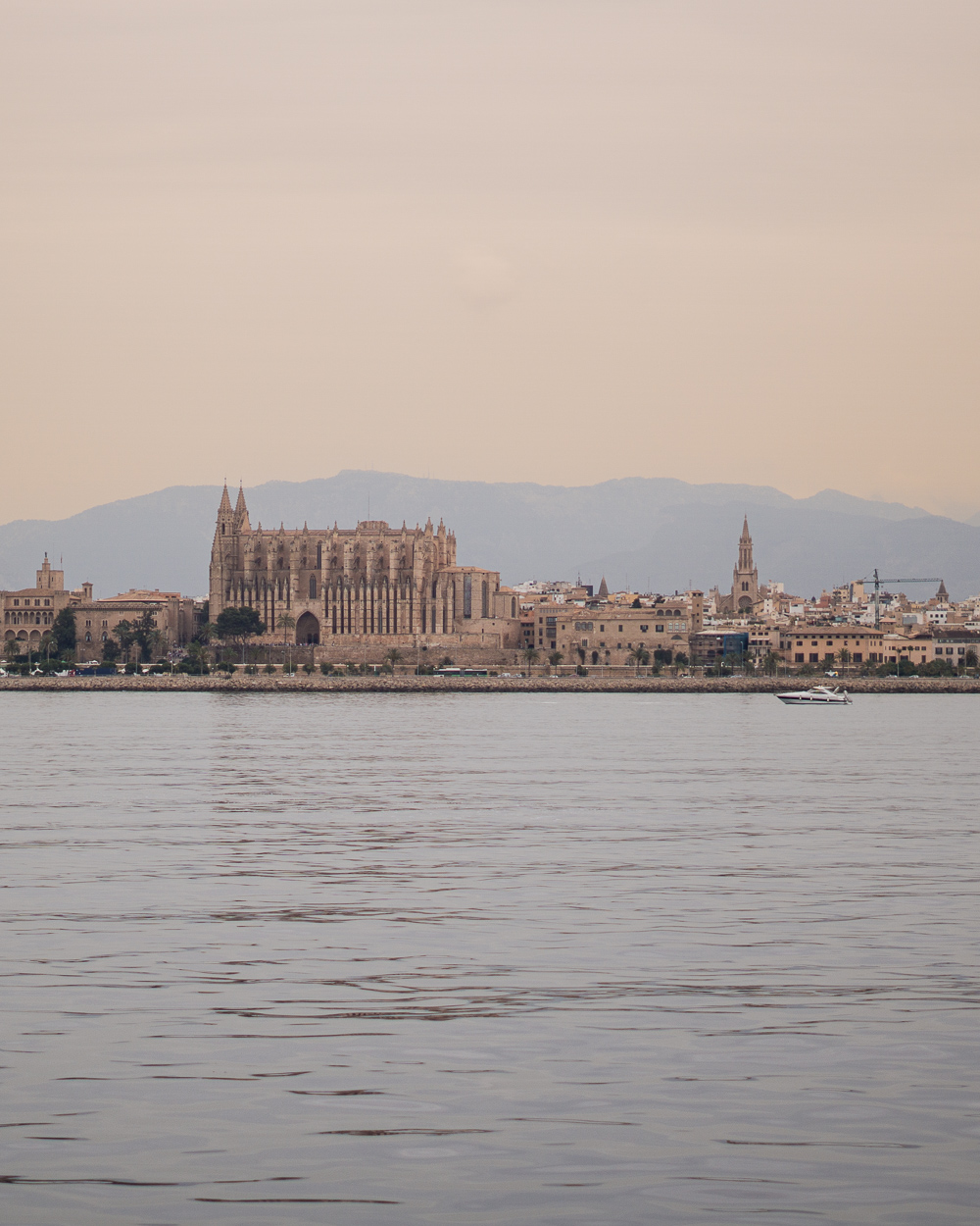 Cathedral of Santa Maria of Palma seen from the ocean